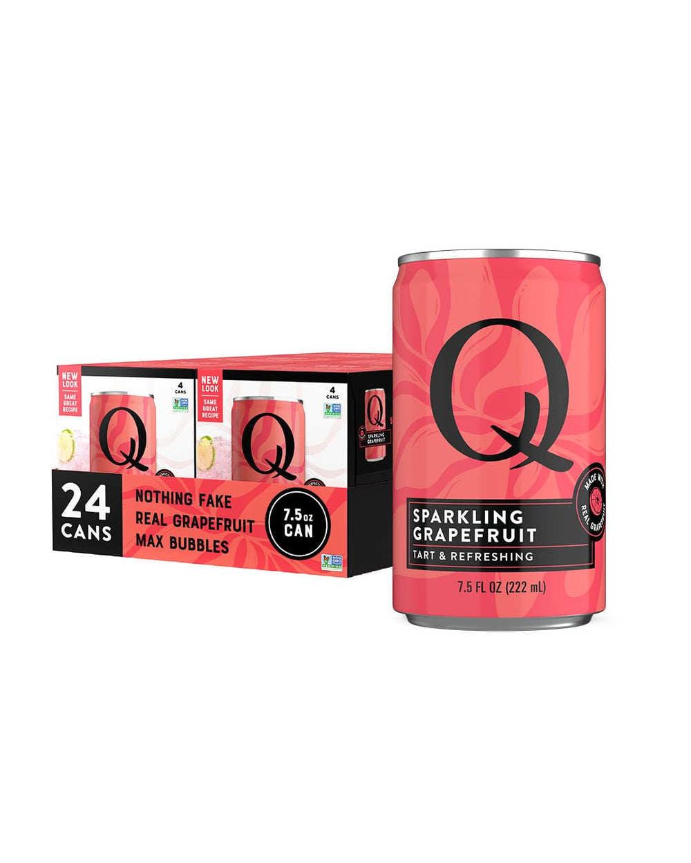 Q MIXERS front can showing label and design, clear branding benefit