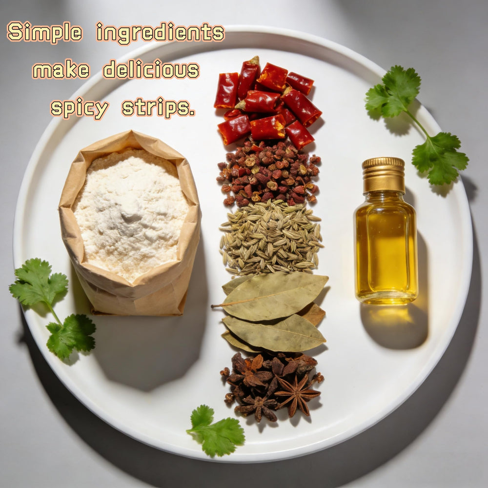 QIXINLIZYY strips in hand demonstrating portable, mess-free snacking