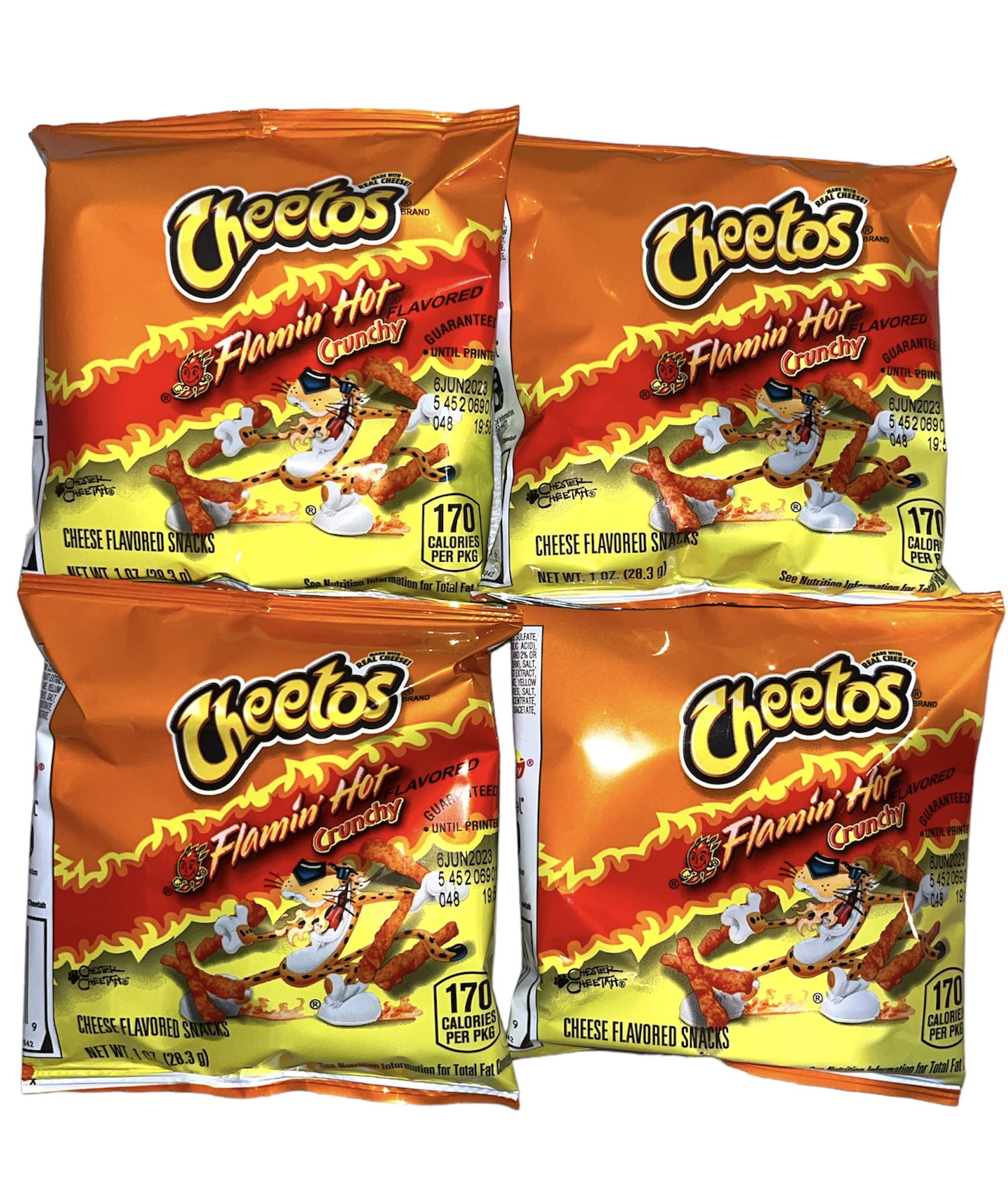 QT LIMITED Chester's Hot Fries pouch displayed to show thin, spicy fry-style crunch