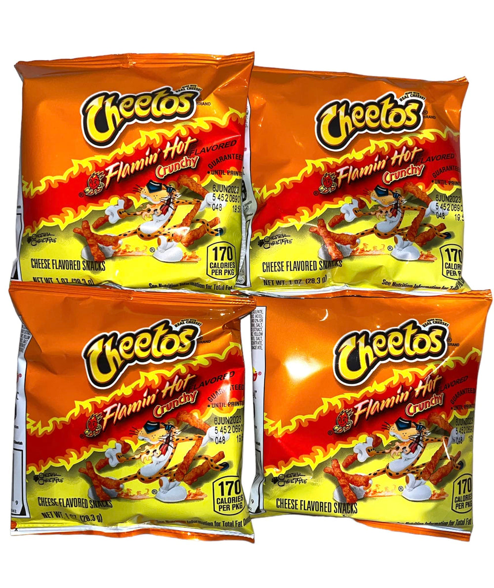 QT LIMITED Chester's Hot Fries pouch displayed to show thin, spicy fry-style crunch