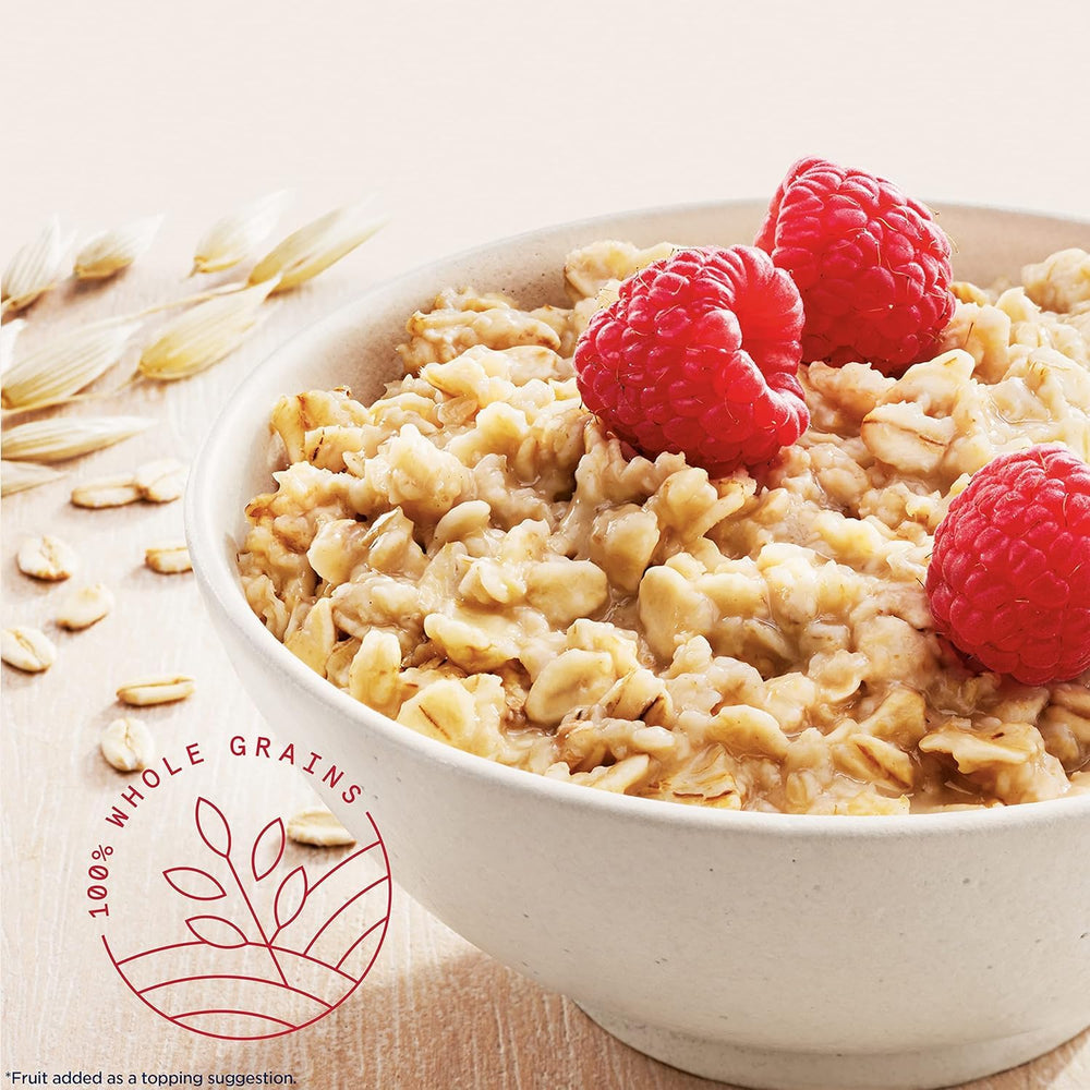 Quaker close-up of oat texture highlighting whole-grain quality