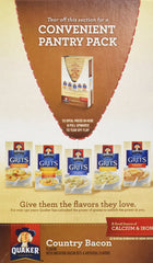 Quaker served bowl of country bacon grits showcasing creamy texture and savory appeal