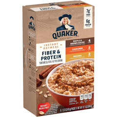Quaker front packaging showing variety pack and convenience benefits