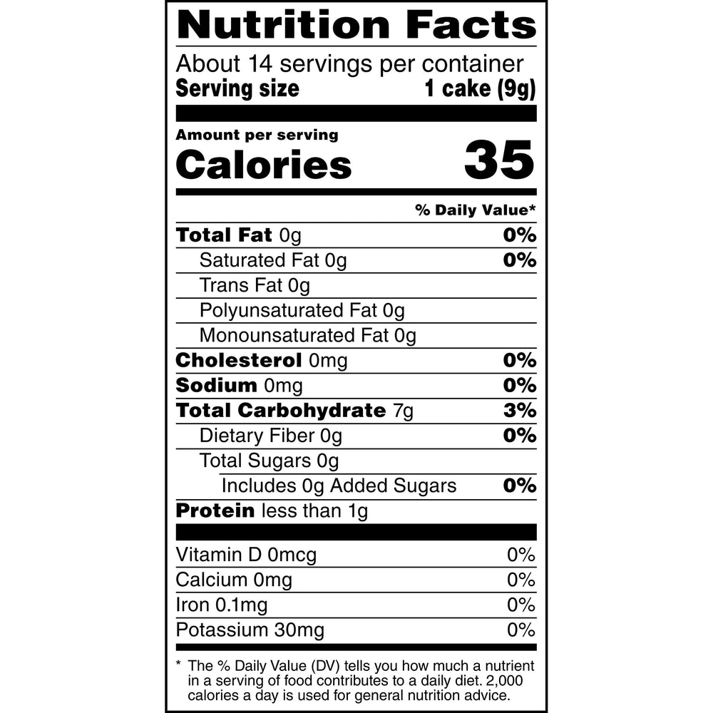 Quaker nutrition label and ingredients for transparent product information