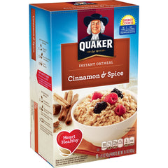 Quaker close-up of packet spices highlighting warm spice aroma