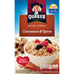 Quaker prepared bowl of oatmeal ready to eat offering quick comfort