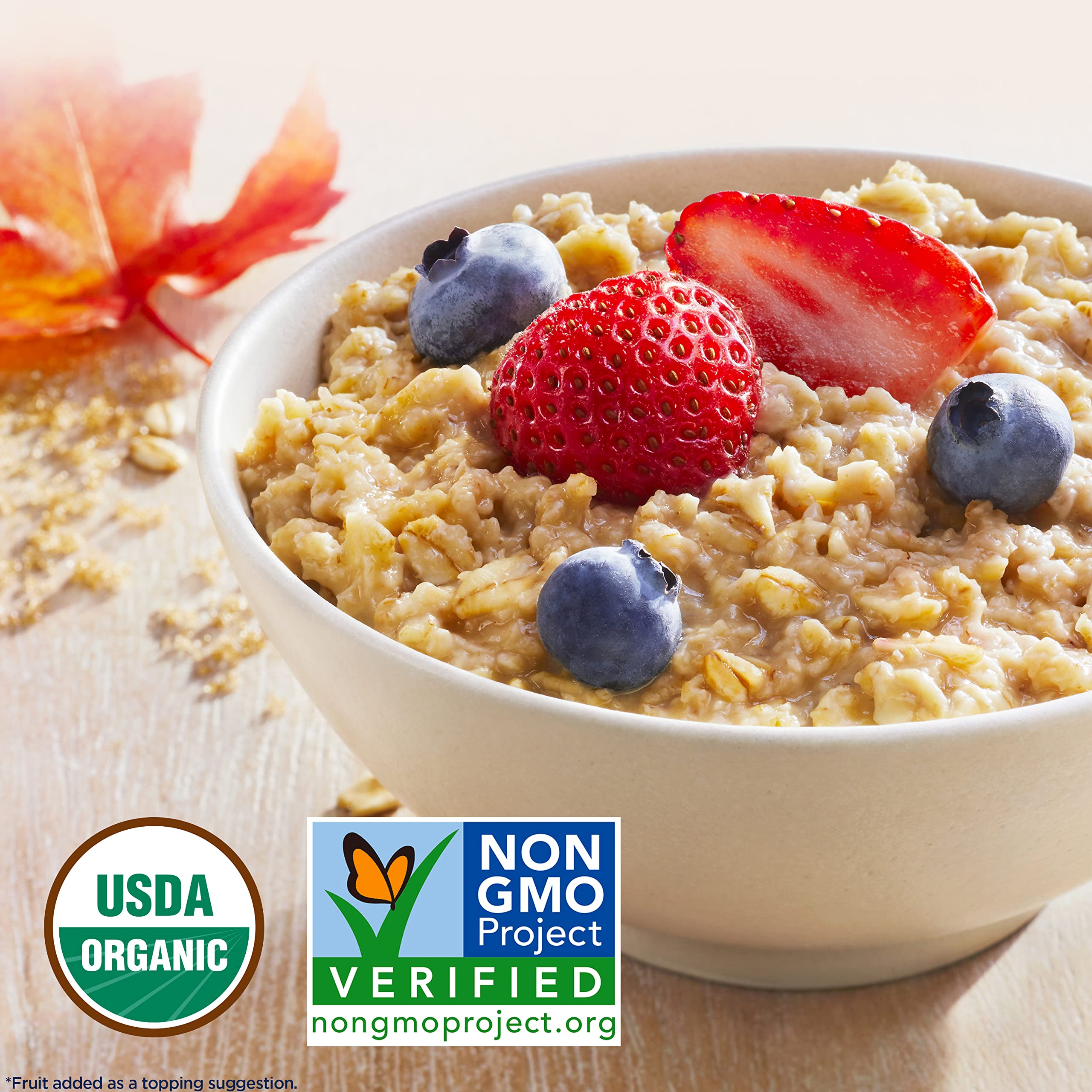 Quaker single packet close‑up highlighting convenient premeasured portion