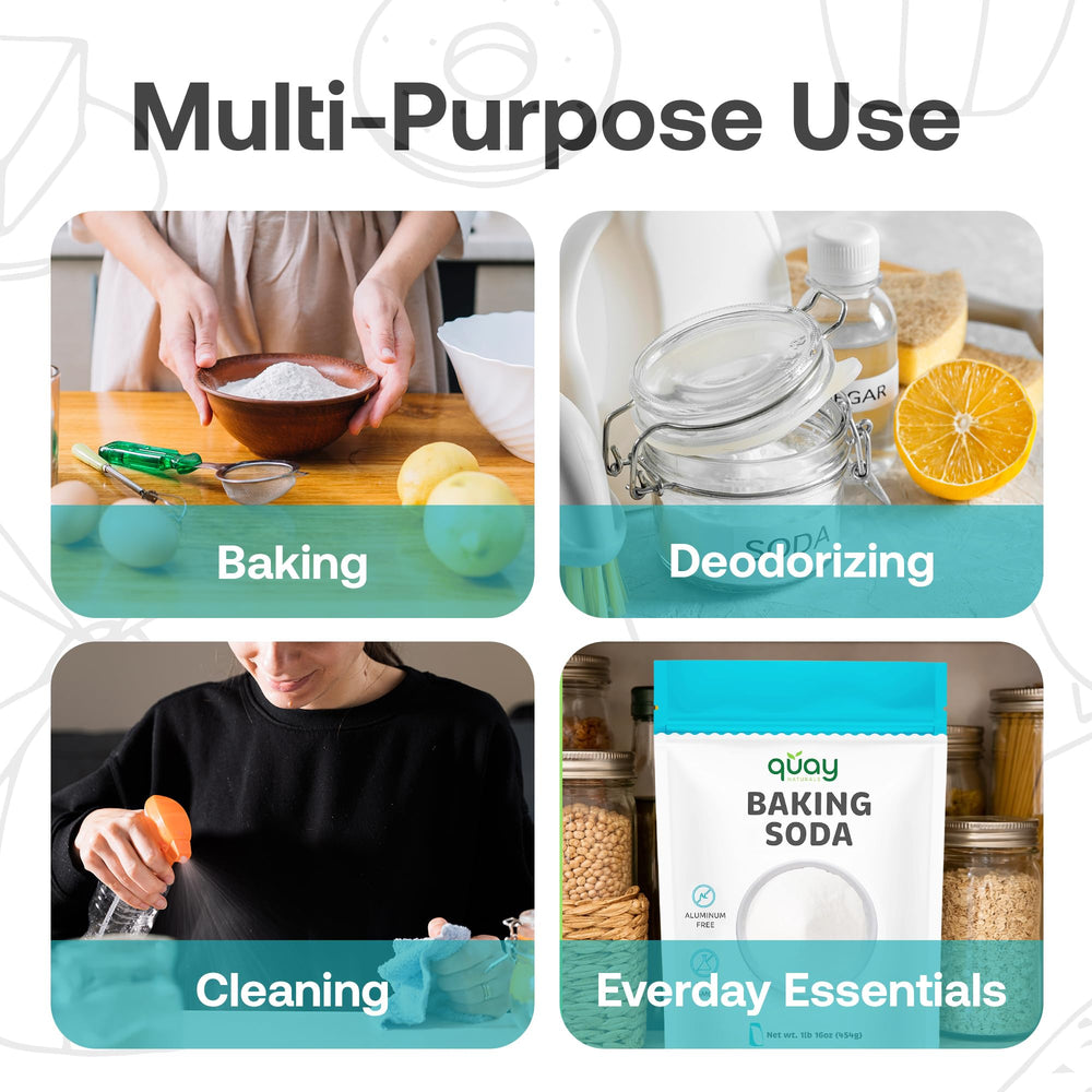 Quay Naturals mixed into a paste scrubbing a sink for gentle, effective cleaning