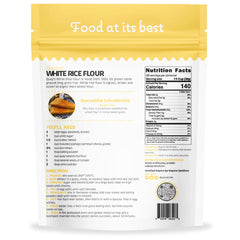 Quay Naturals close-up of superfine flour texture for smooth batter