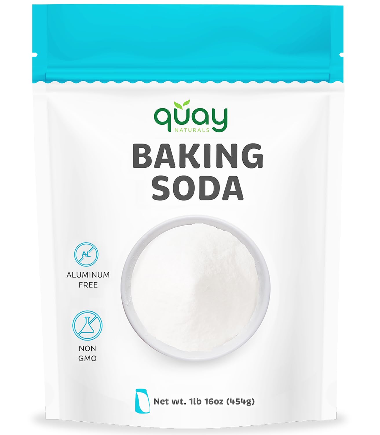 Quay Naturals front box showing brand and 1 lb size for pantry convenience