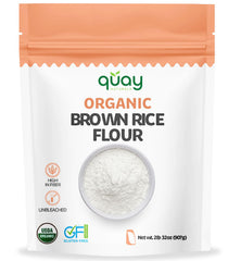 Quay Naturals front of package showing organic 2 lb bag and product benefits