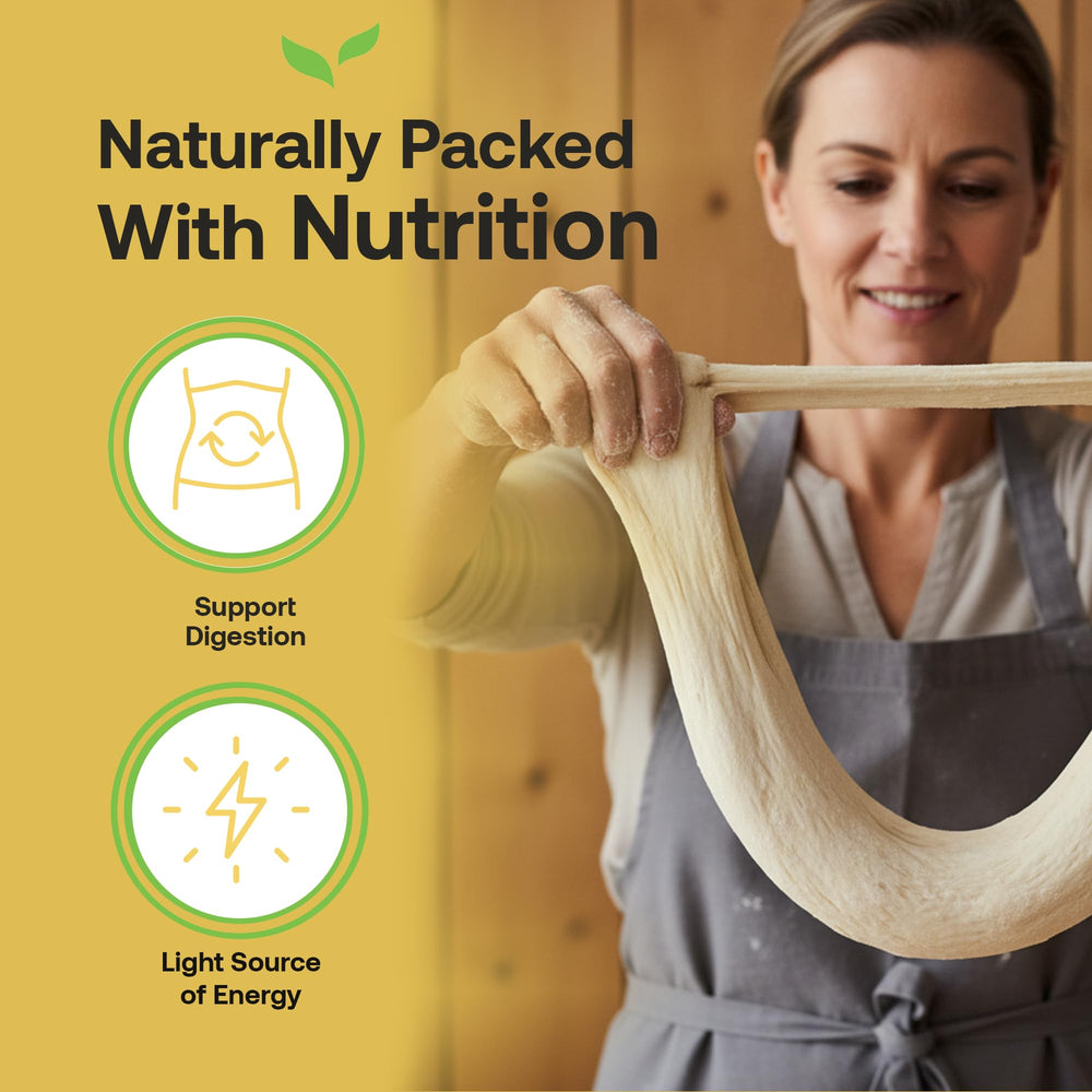 Quay Naturals bag on kitchen shelf showing pantry-ready convenience