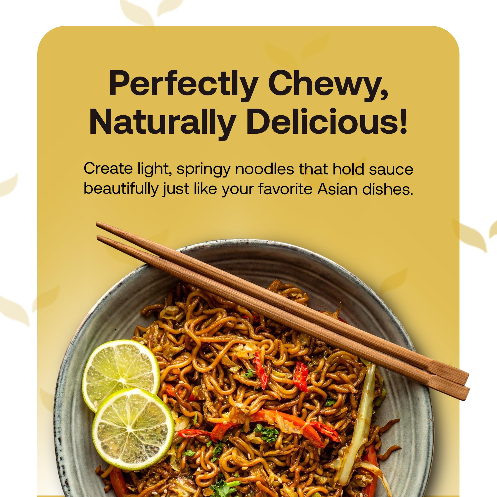 Quay Naturals dough for noodles showing pliability and authenticity
