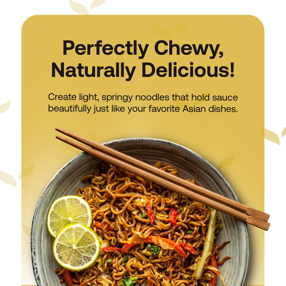 Quay Naturals dough for noodles showing pliability and authenticity