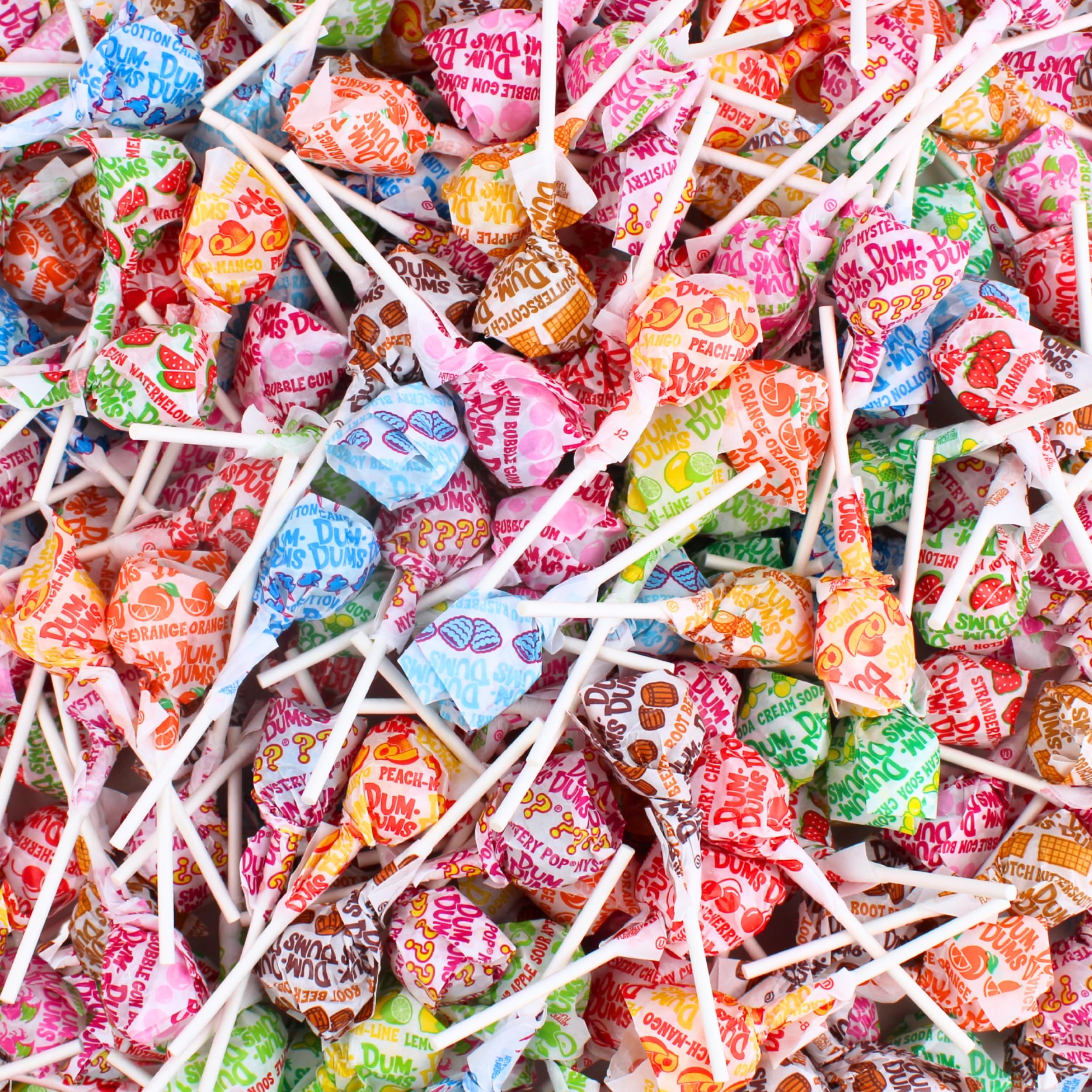 QUEEN CITY CANDY CAVE front pack showing assorted Dum Dums for easy gifting