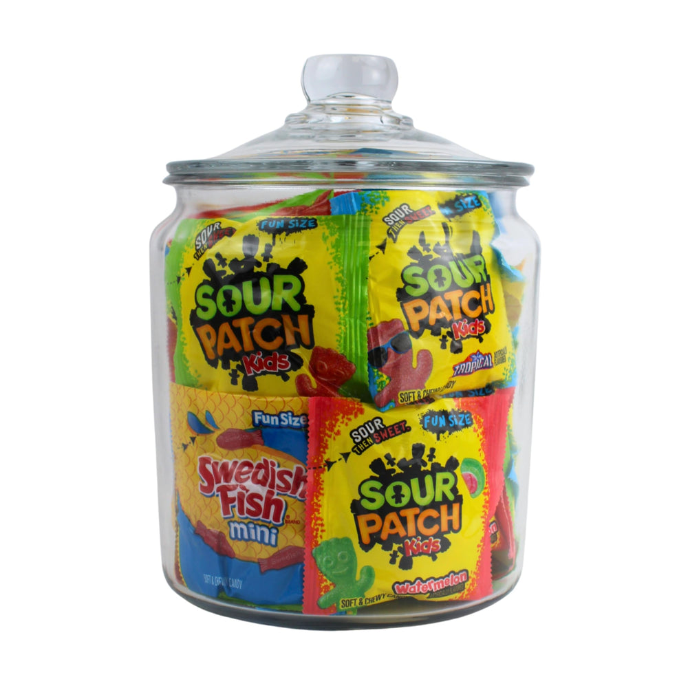 QUEEN CITY CANDY CAVE individually wrapped fun-size pieces stacked for easy portion control