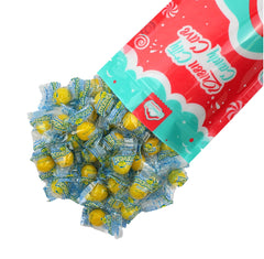QUEEN CITY CANDY CAVE close-up of lemon candy texture highlighting bright citrus flavor