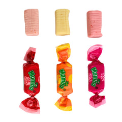 QUEEN CITY CANDY CAVE open bag with scattered pieces offering quick serving