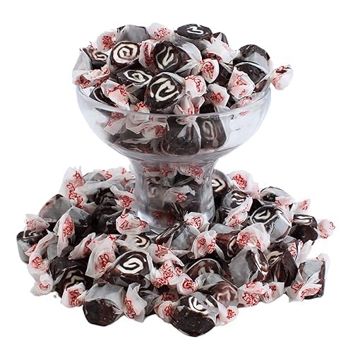 QUEEN CITY CANDY CAVE taffy next to ruler showing one-pound quantity and scale