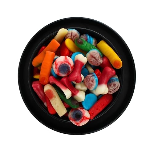 QUEEN CITY CANDY CAVE spread showing sizes and shapes, quick portion reference