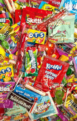 QUEEN JAX front packaging displaying the 6 lb bulk candy bag and colorful assortment