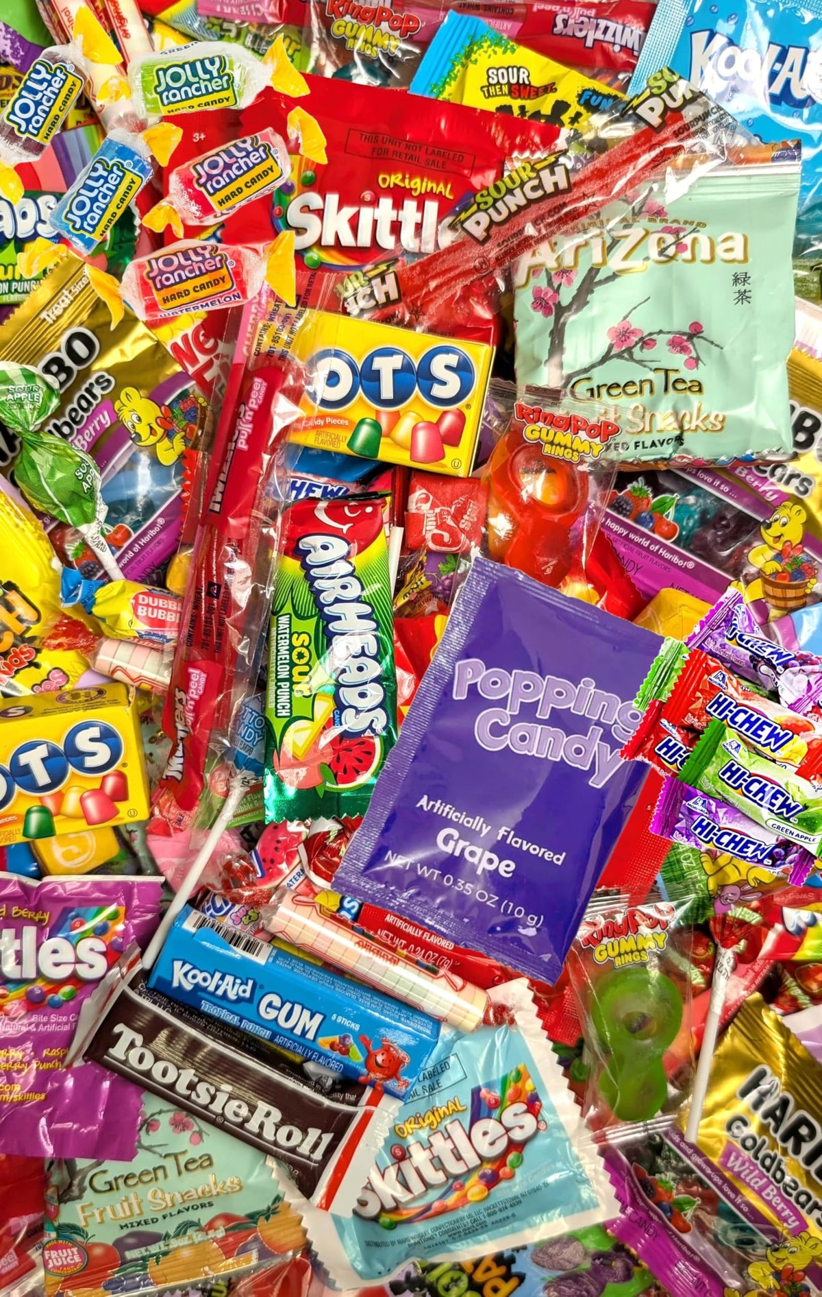 QUEEN JAX front packaging showing 2 lb party mix and assortment benefits