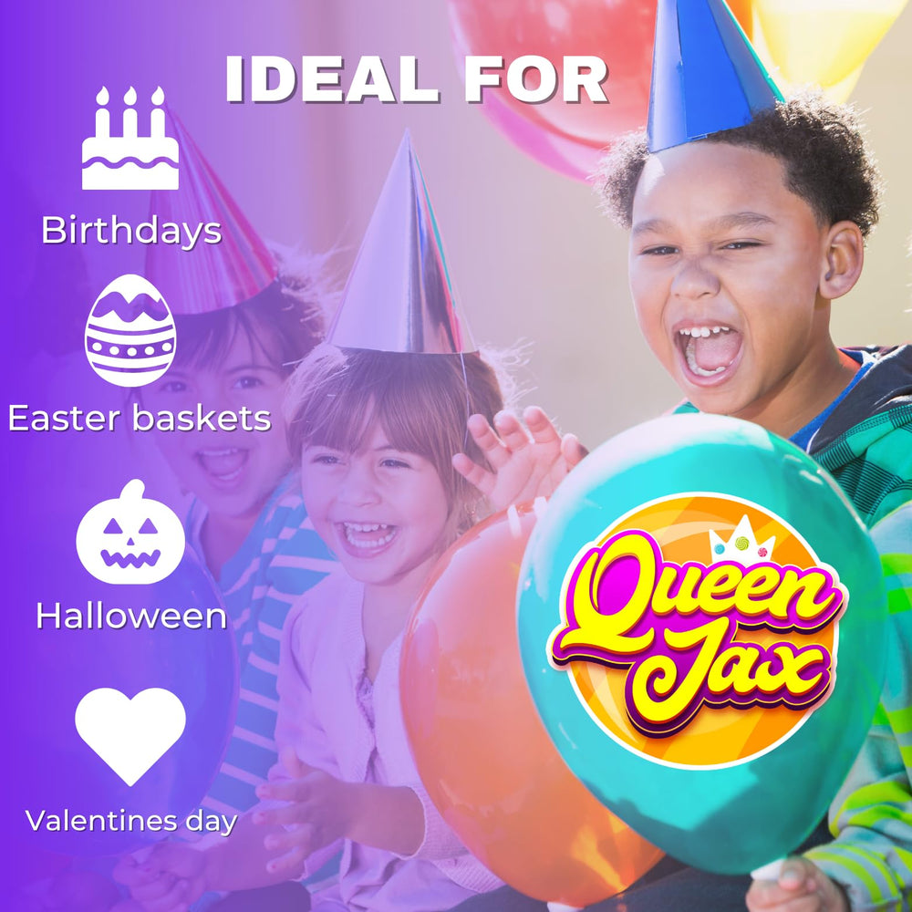 QUEEN JAX label and ingredient panel for product information