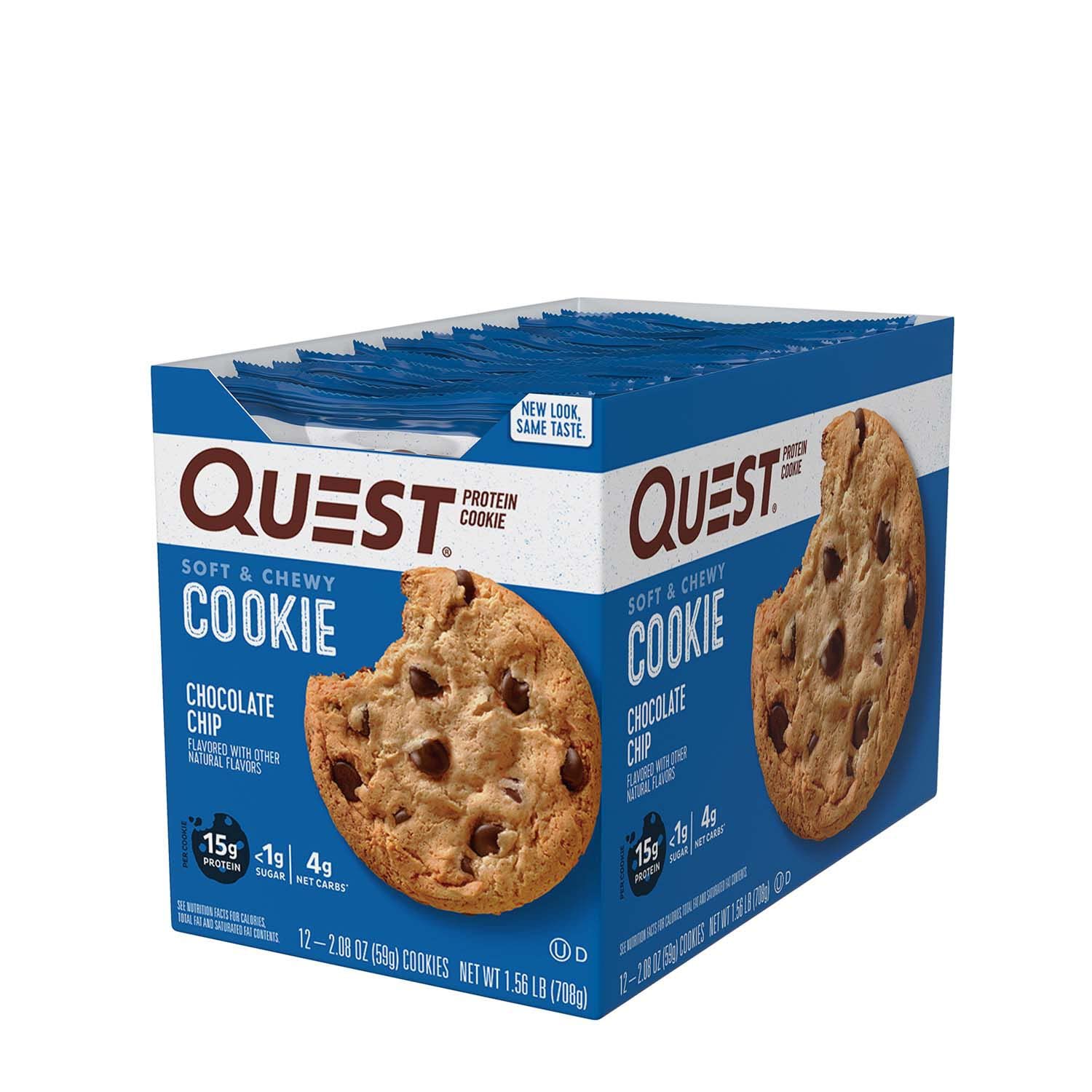 Quest individually wrapped cookie for convenient portability