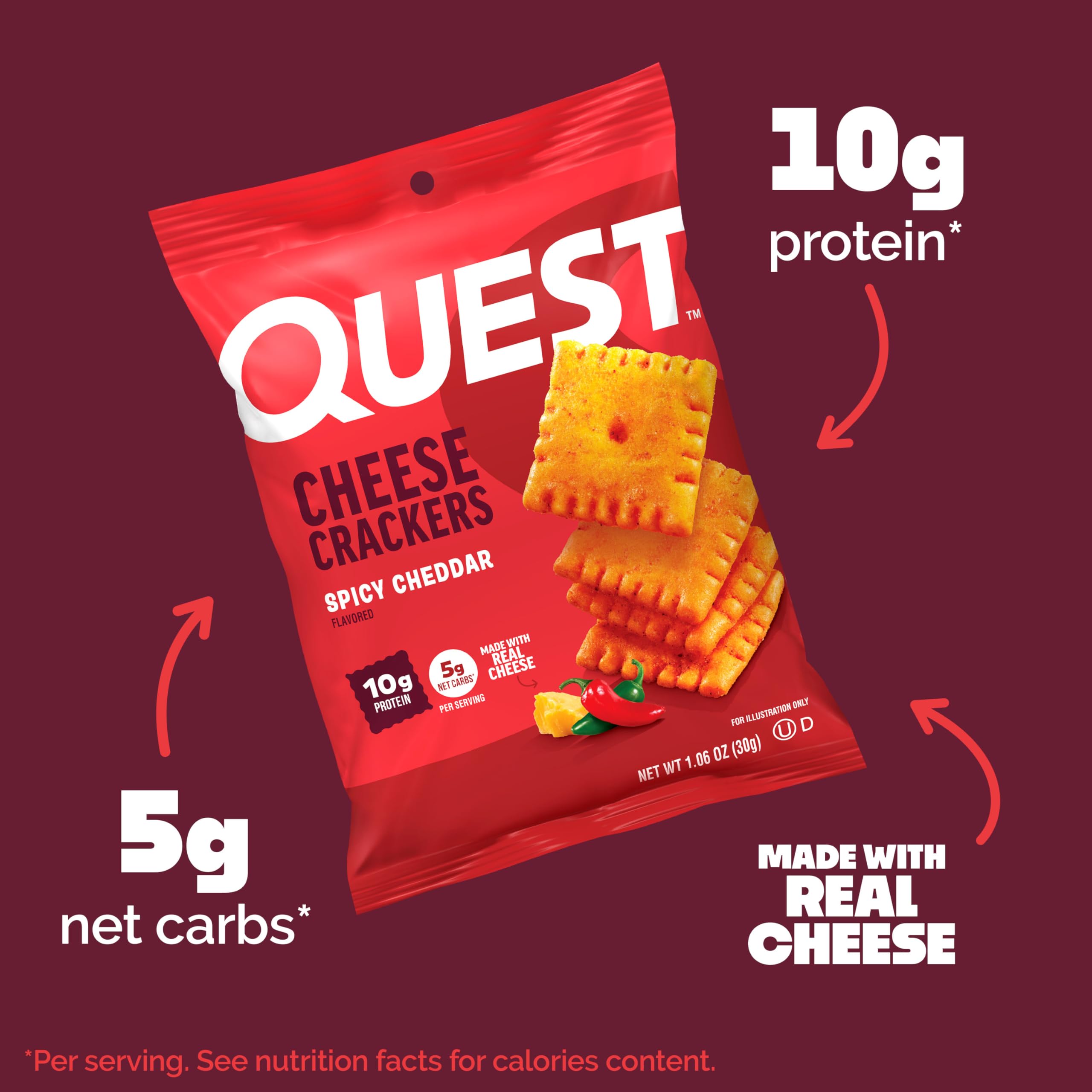Quest single-serve 1.06 oz bag ready to grab and go for convenience