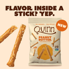 Quinn single stick cross-section revealing peanut butter center and satisfaction