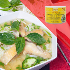 Quoc Viet Foods powder close-up showing texture and easy-to-dissolve benefit