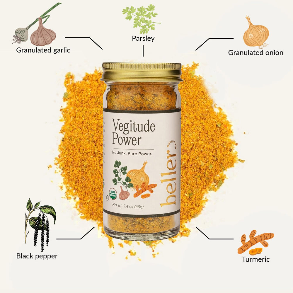 Rachel Beller's Power Pantry close-up texture of seasoning showing organic spice quality