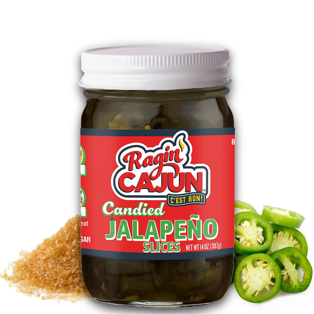 Ragin' Cajun front label jar showing product and volume for clear identification