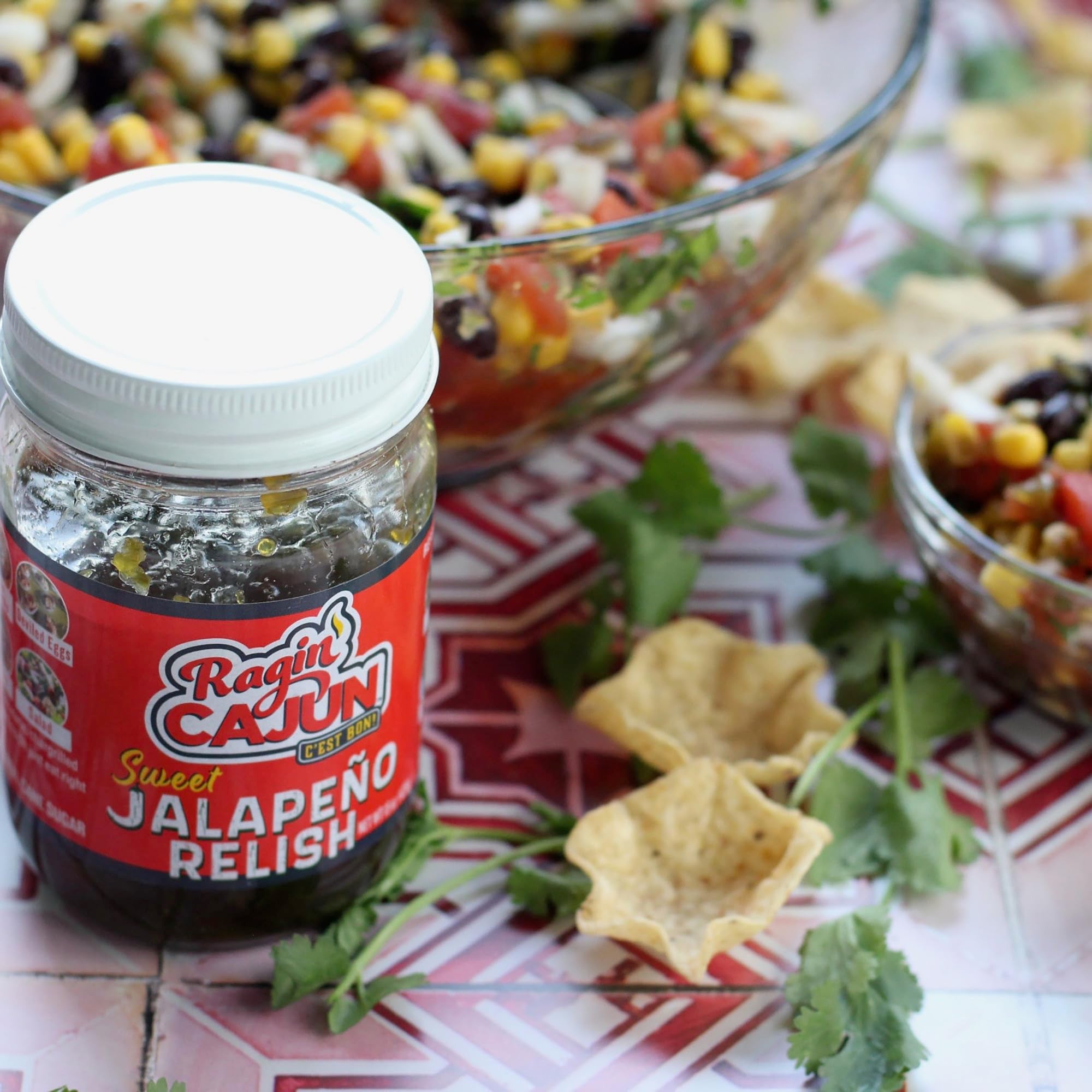 Ragin' Cajun stirred into cream cheese dip for easy appetizer enhancement