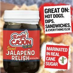 Ragin' Cajun spoonful close-up highlighting texture and color, suggests bold taste