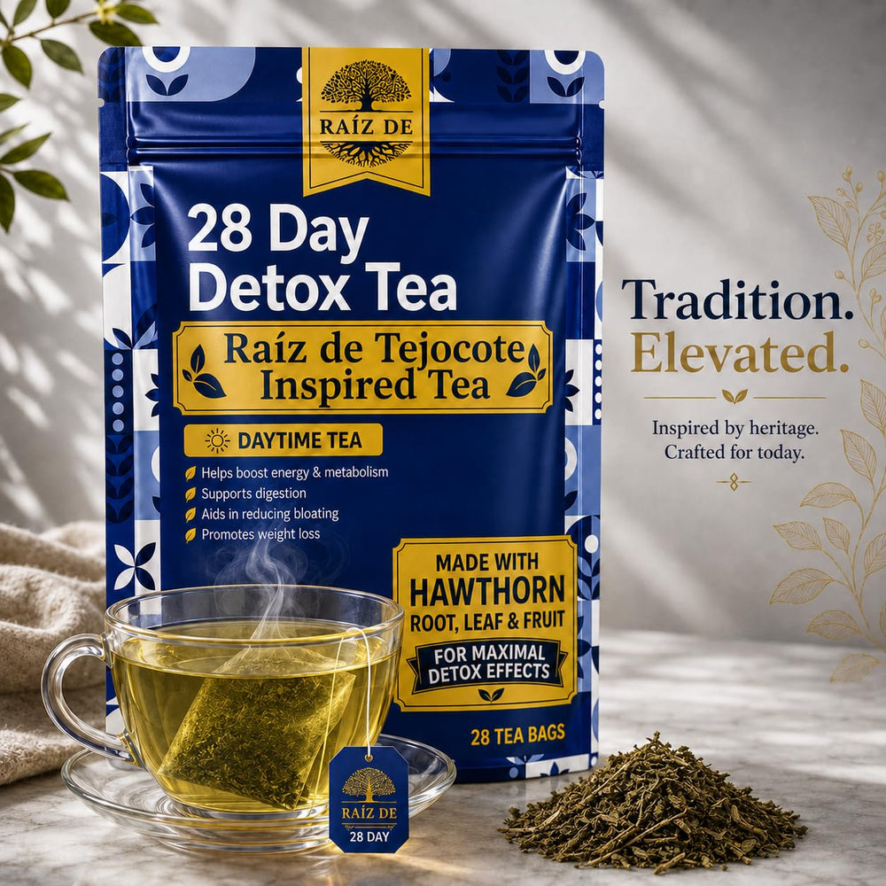 Raiz DE cup beside breakfast portraying integration into daily wellness
