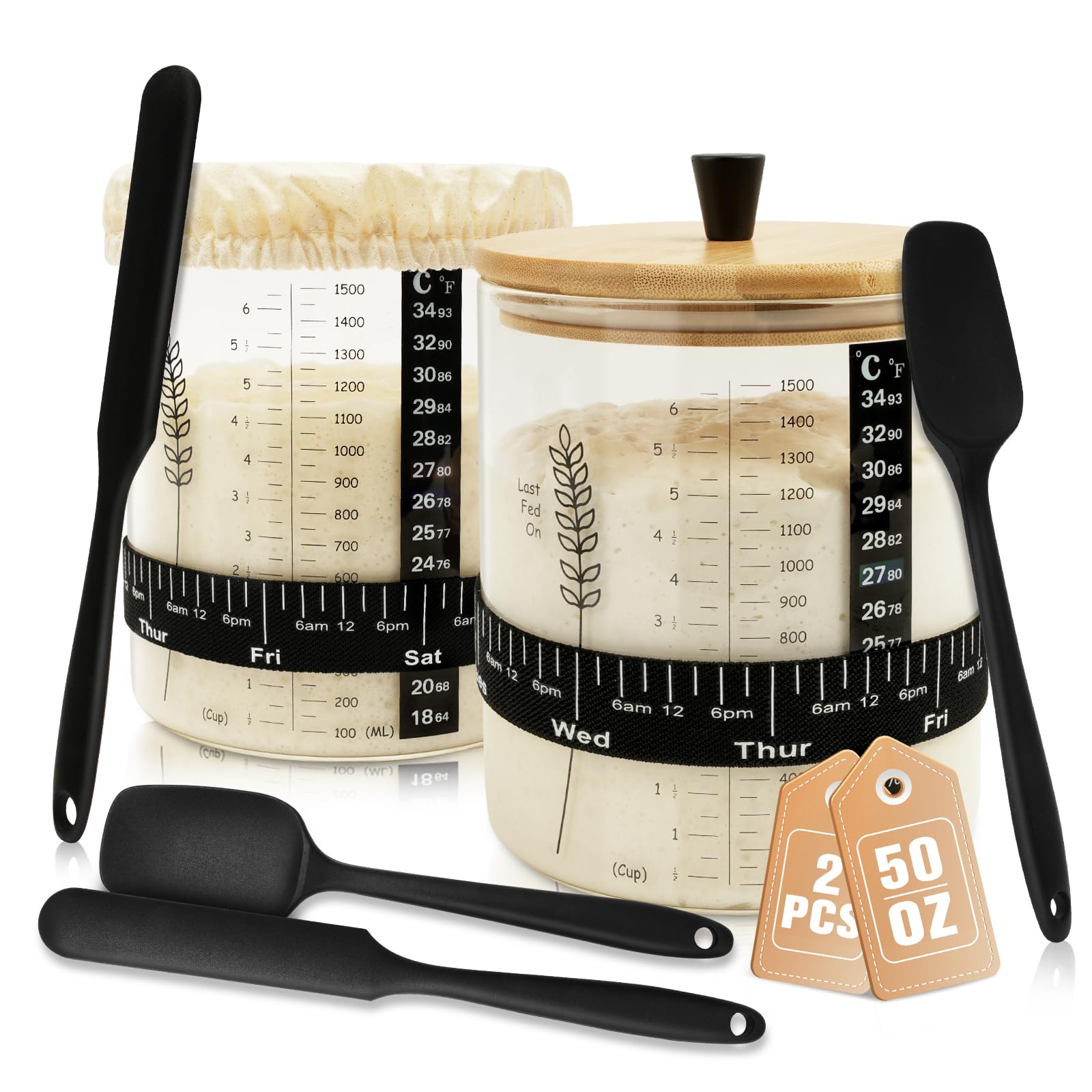 Rakovar front packaging showing full 50oz jar kit and tools for easy storage