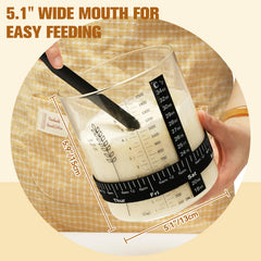 Rakovar top view highlighting wide mouth for effortless stirring and cleaning