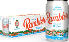 RAMBLER AUTX front packaging showing 12-pack and portability benefit