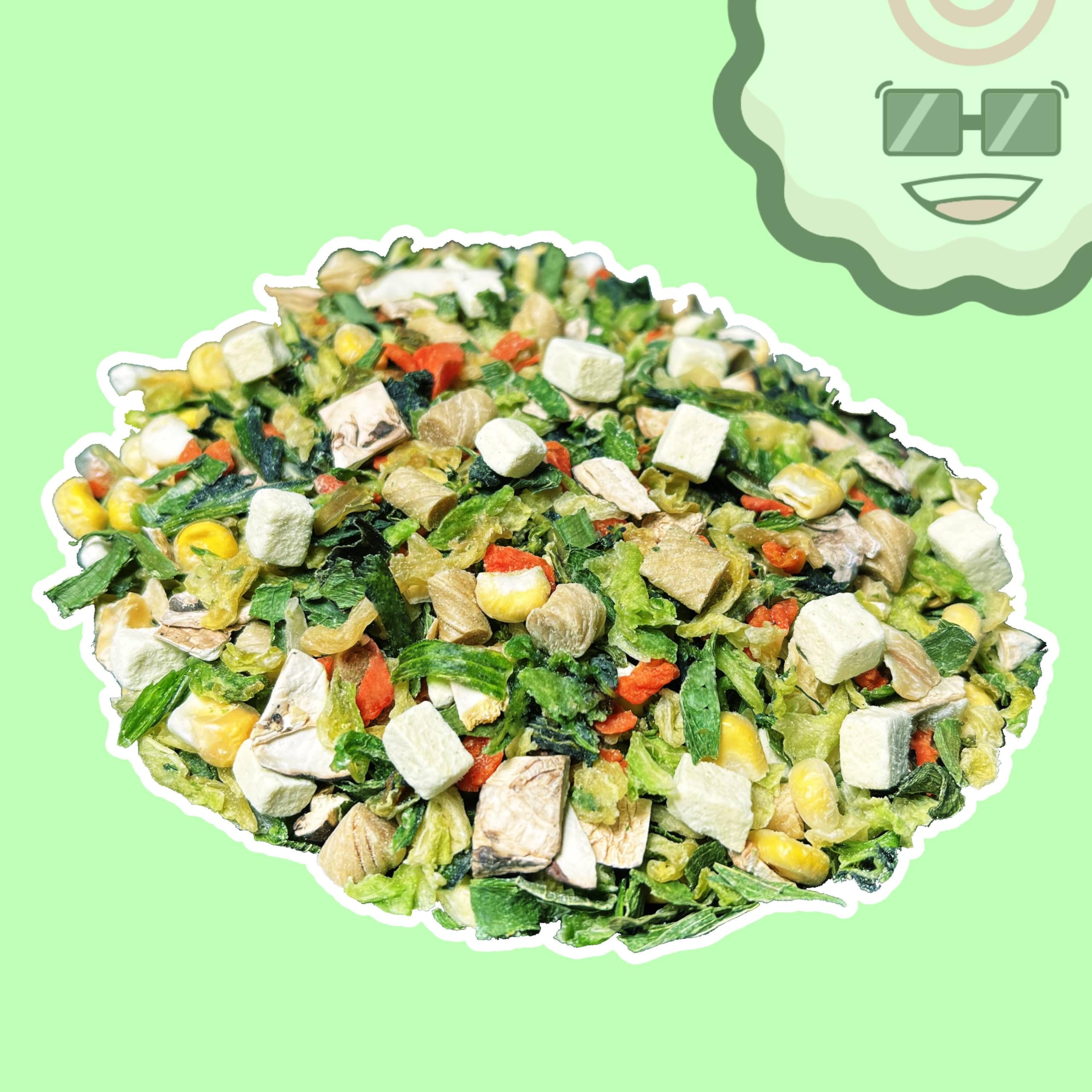 Ramen Bae veggie mix in a ramen bowl adding color and quick flavor