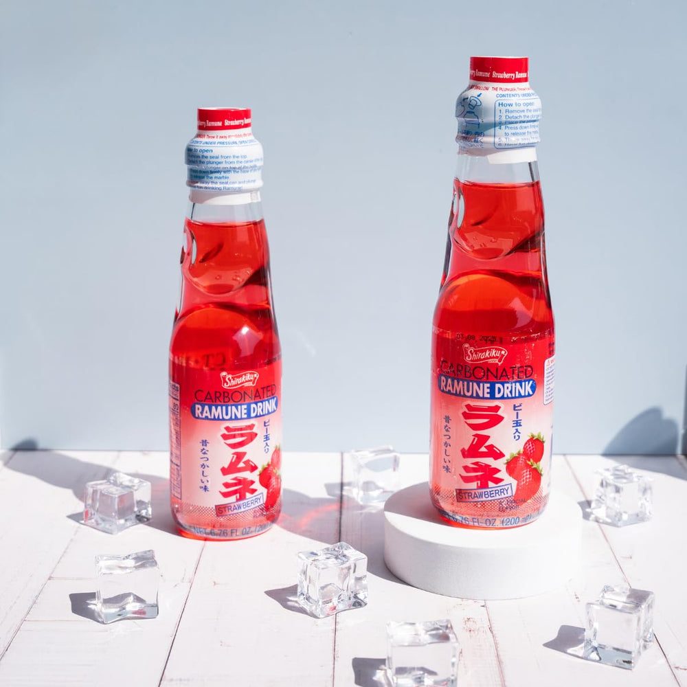 Generic Ramune arranged at a party table highlighting decorative appeal and sharing benefit