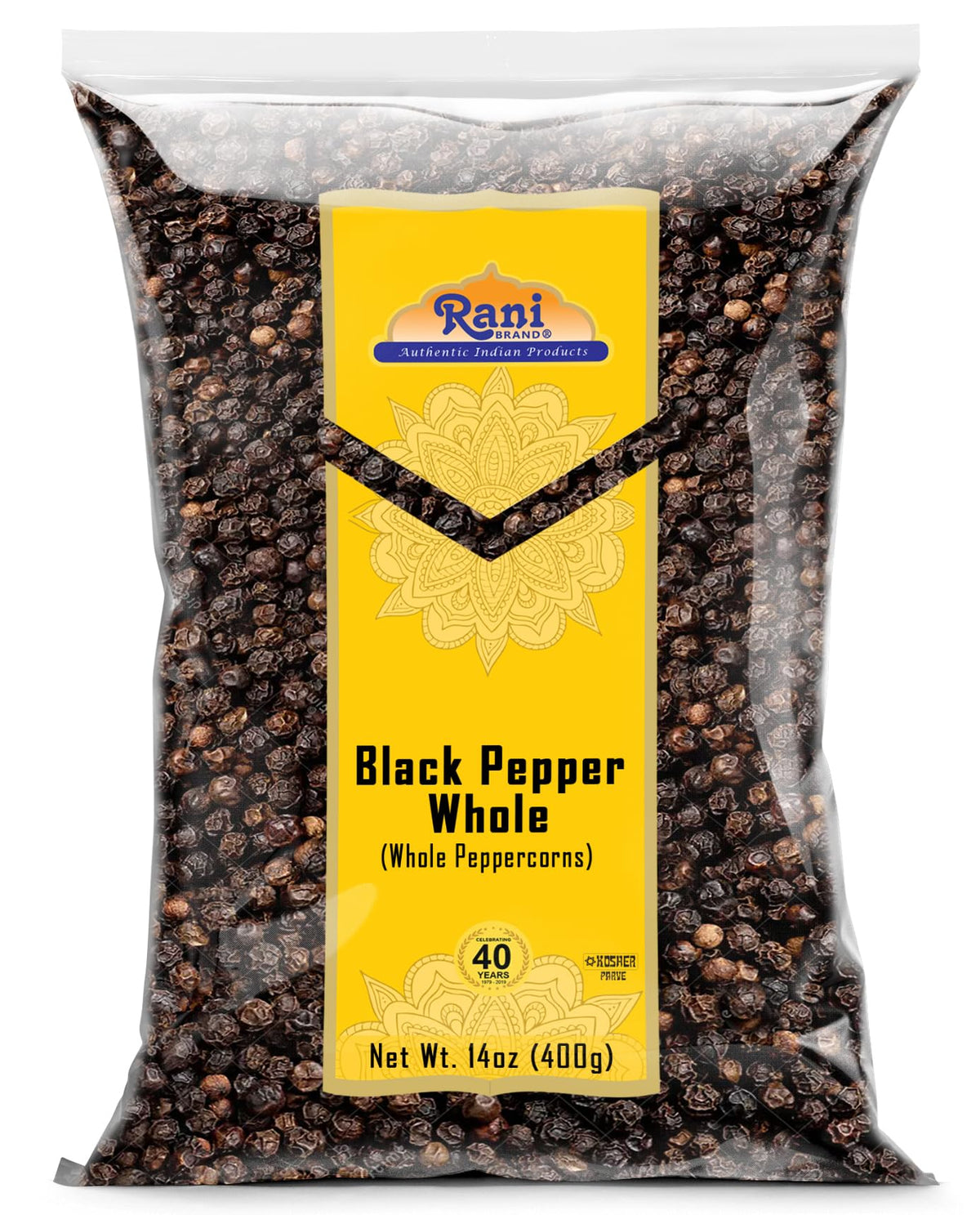 Rani Brand front packaging showing 14oz bag and clear branding benefit freshness