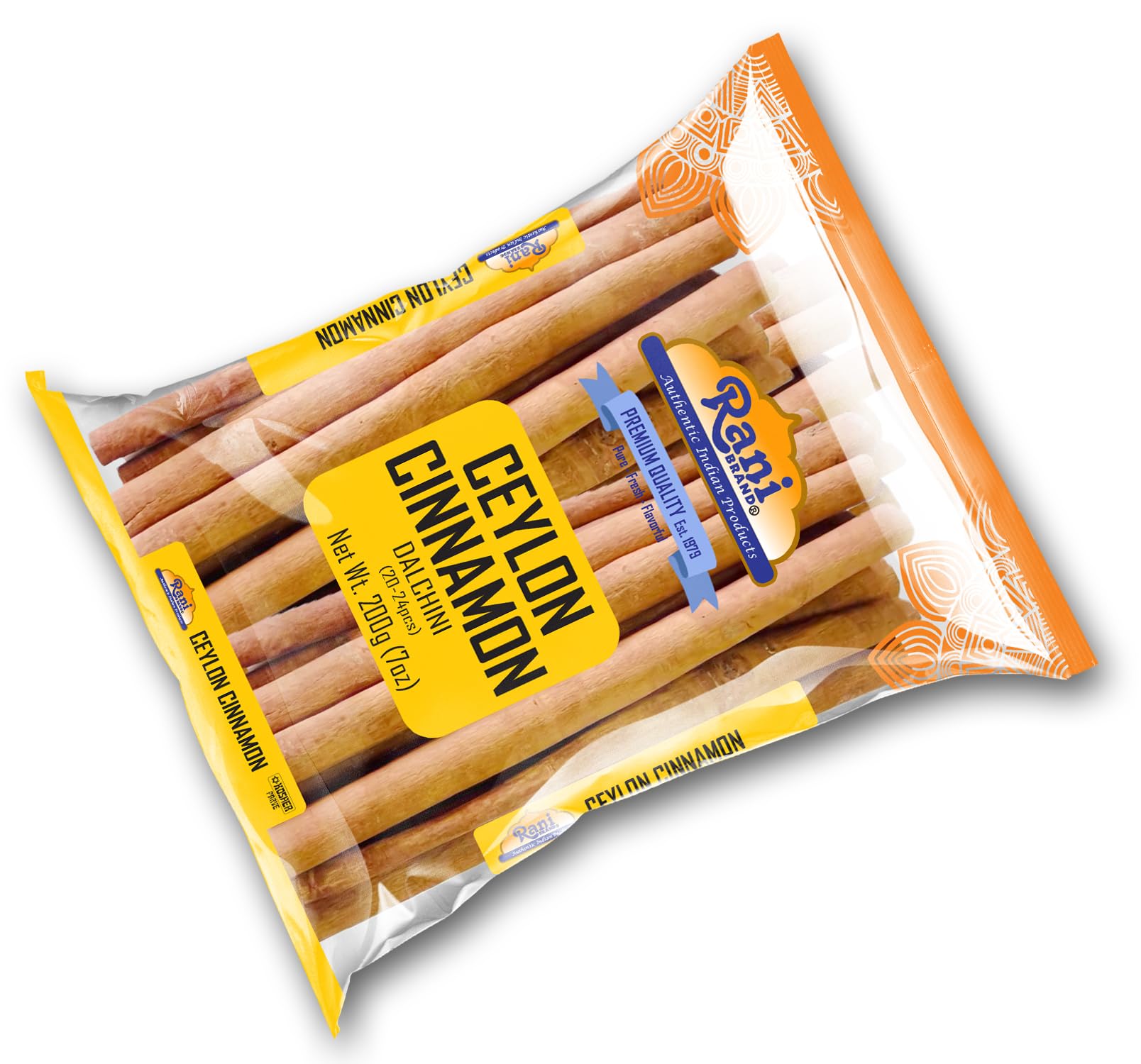 Rani Brand cinnamon stick in teapot infusing warm beverage for aromatic benefit