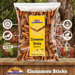 Rani Brand cinnamon sticks in a scent sachet for long-lasting home fragrance