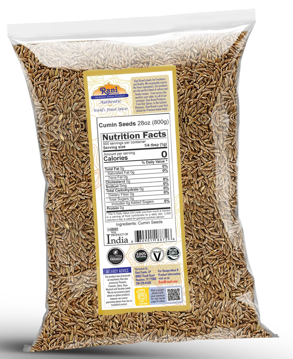 Rani Brand cumin seeds used in rice pilaf adding authentic flavor