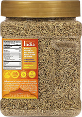 Rani Brand cumin seeds on spoon indicating easy portioning for recipes