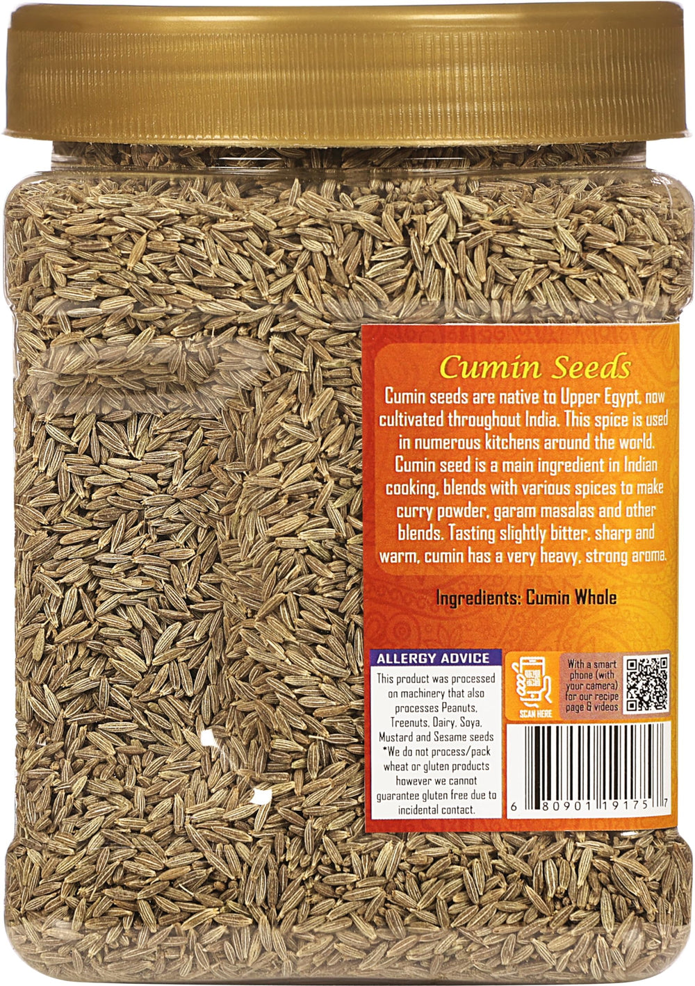 Rani Brand cumin seeds texture closeup highlighting whole seeds and rich aroma
