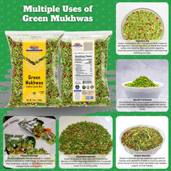 Rani Brand open jar top view revealing colorful mukhwas mix freshness