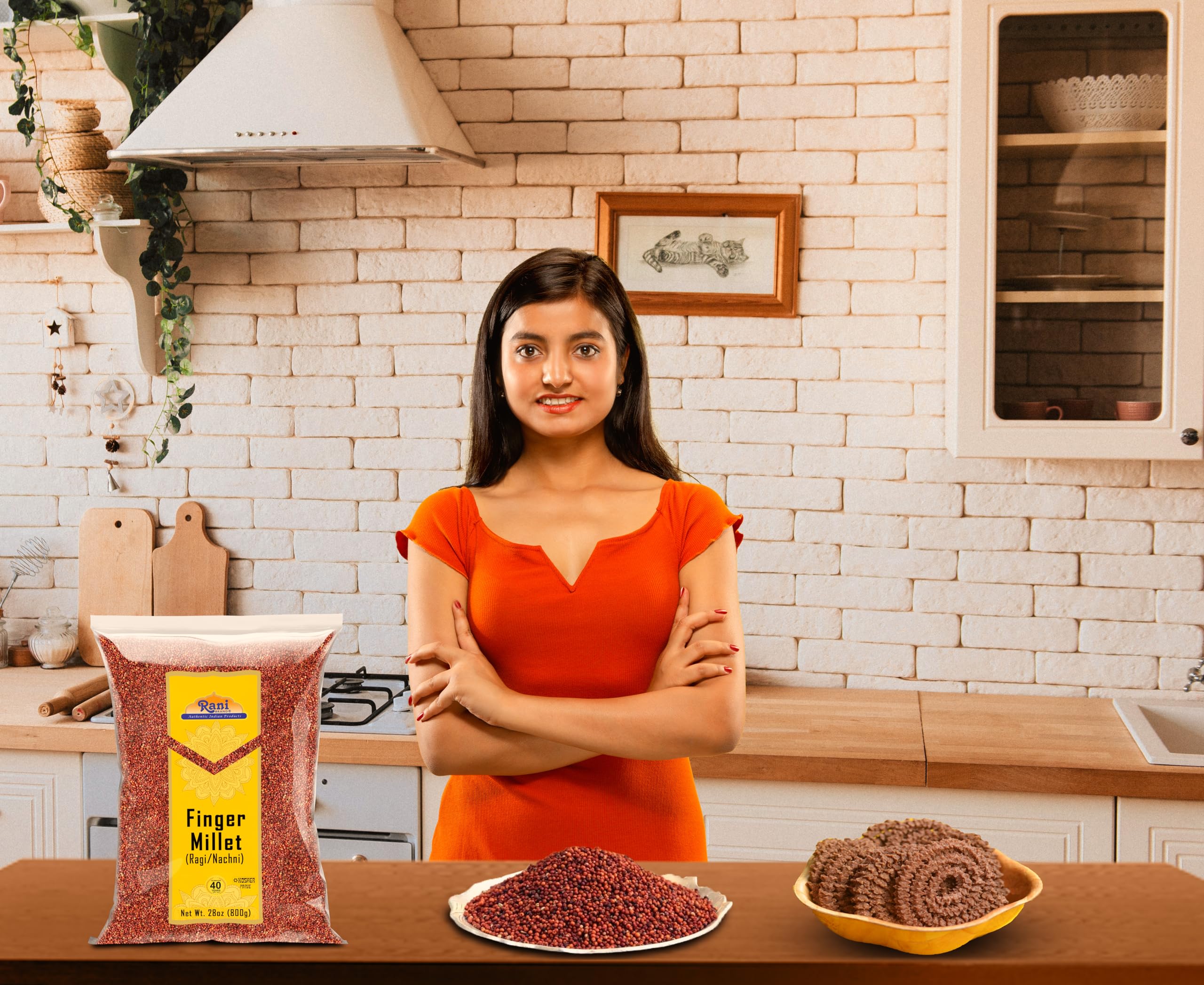 Rani Brand close-up of polished ragi seeds highlighting texture and nutrition