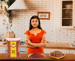 Rani Brand close-up of polished ragi seeds highlighting texture and nutrition